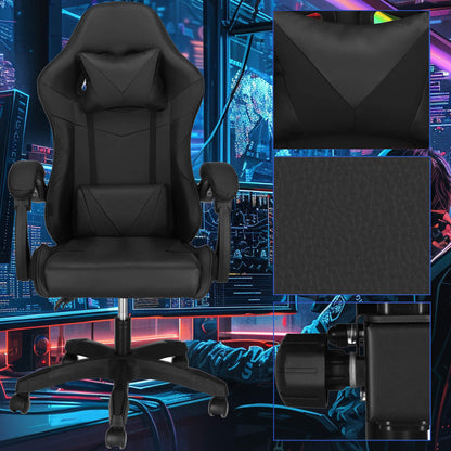 Ergonominė biuro ir žaidimų kėdė HF0035, eko oda