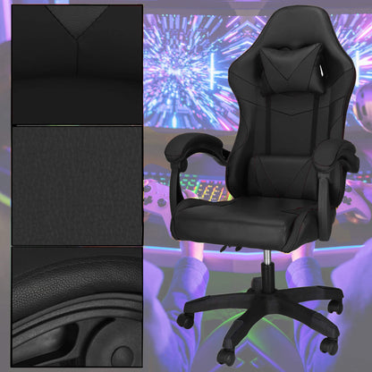 Ergonominė biuro ir žaidimų kėdė HF0035, eko oda