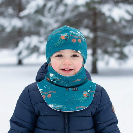 Termo vilnos balaklava vaikams FRODE - Tractors