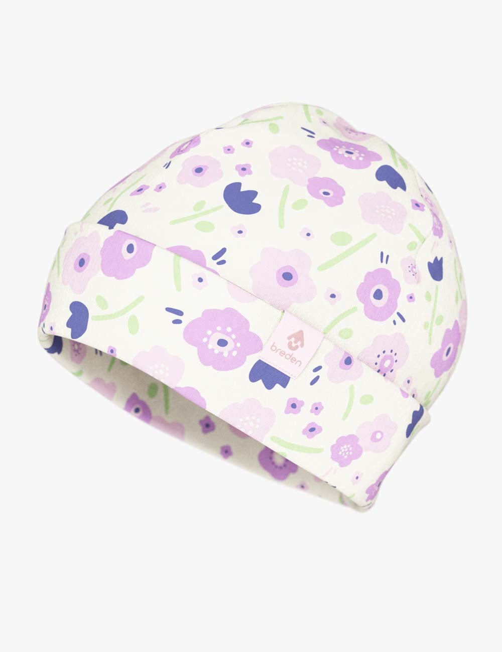 Kids Hat-Beanie For Autumn And Spring KLAUS - Summer Flowers