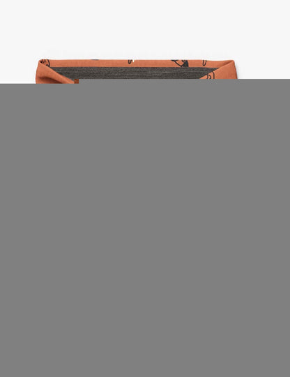 Kids Merino Neck Tube MOKKA - Copper Dogs