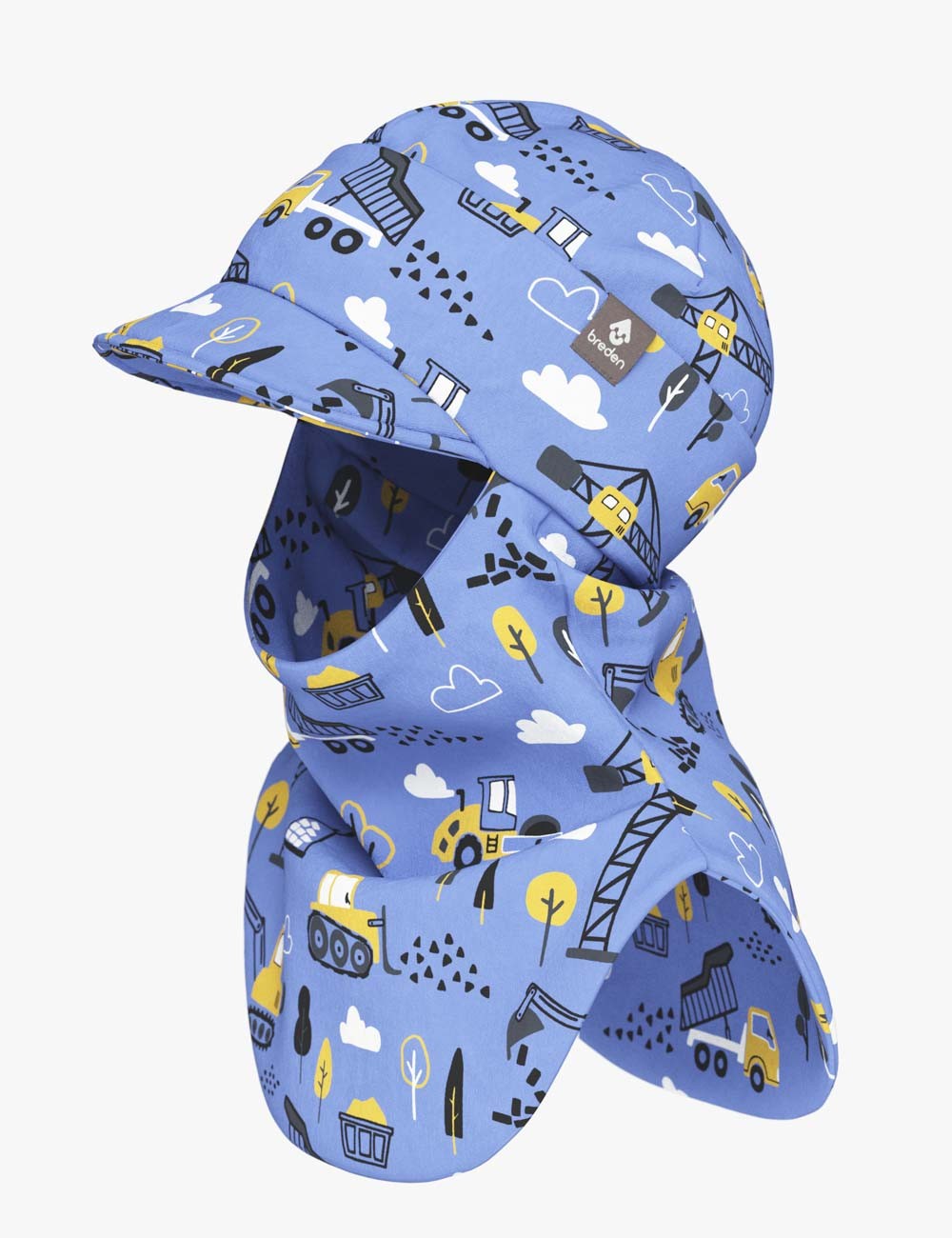Peaked Spring-Fall Balaclava For Kids BENT - Construction