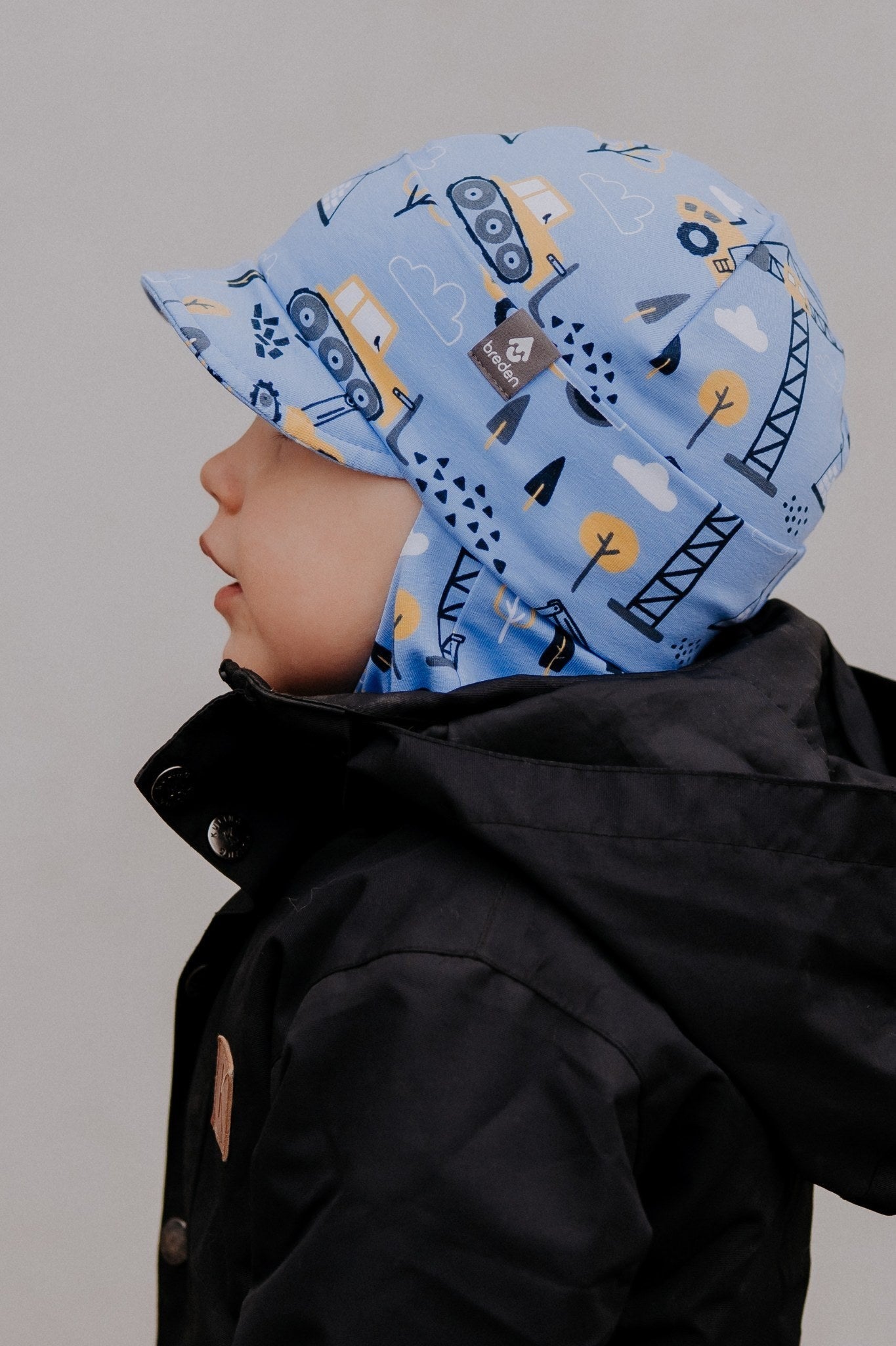 Peaked Spring-Fall Balaclava For Kids BENT - Construction