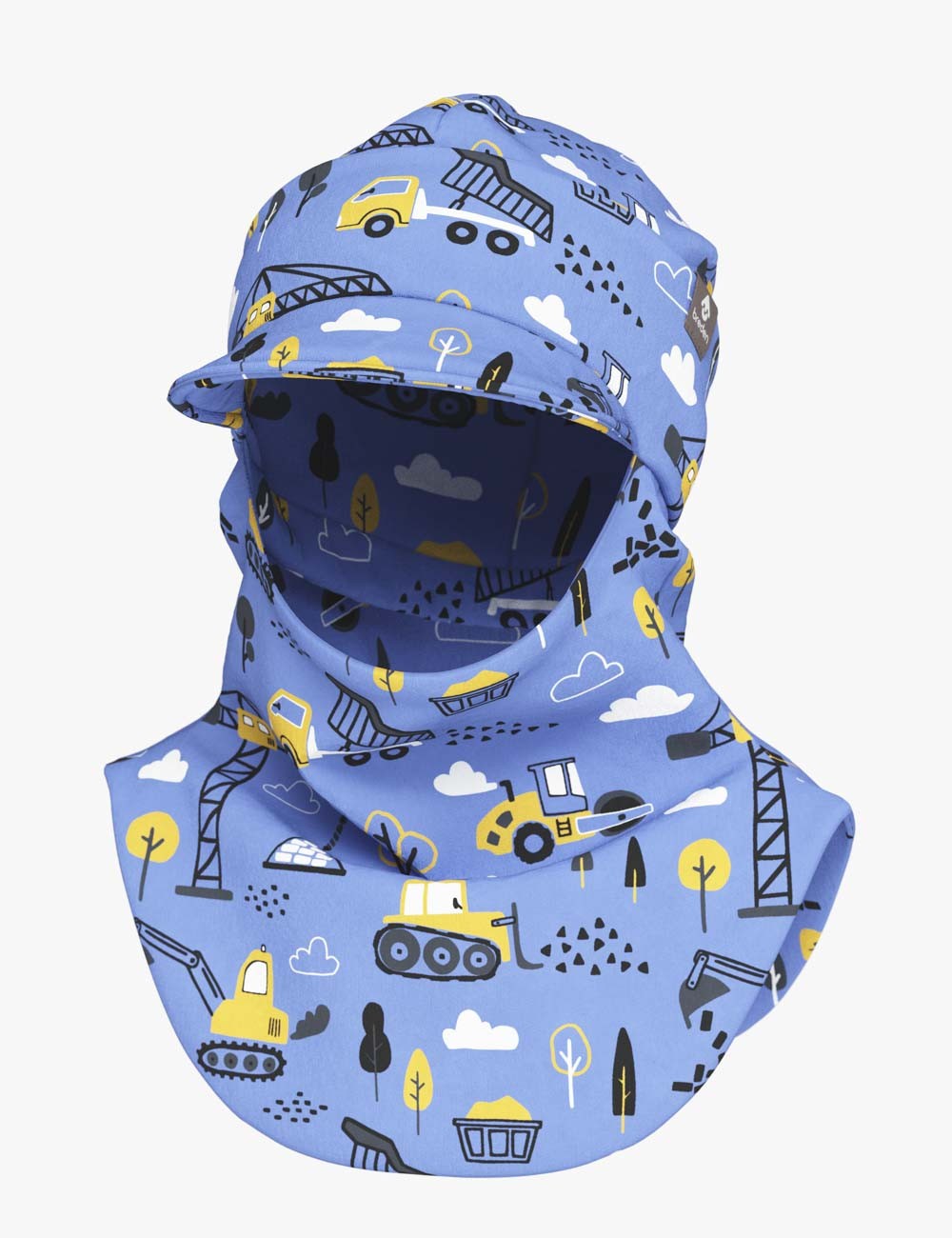 Peaked Spring-Fall Balaclava For Kids BENT - Construction