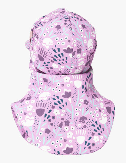Peaked Spring-Fall Balaclava For Kids BENT - Spring Flowers