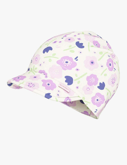 Peaked Summer Hat For Kids SUN - Summer Flowers
