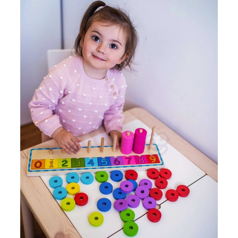 Puzzle For Learning Colors And To Count