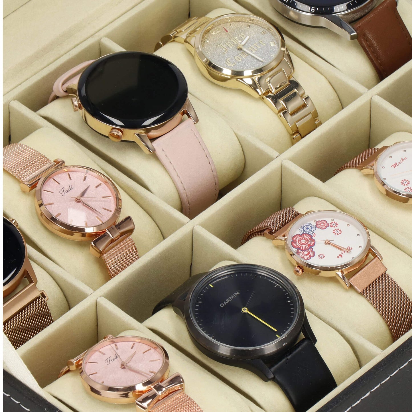 Laikrodžio dėžutė juodos spalvos HA1055