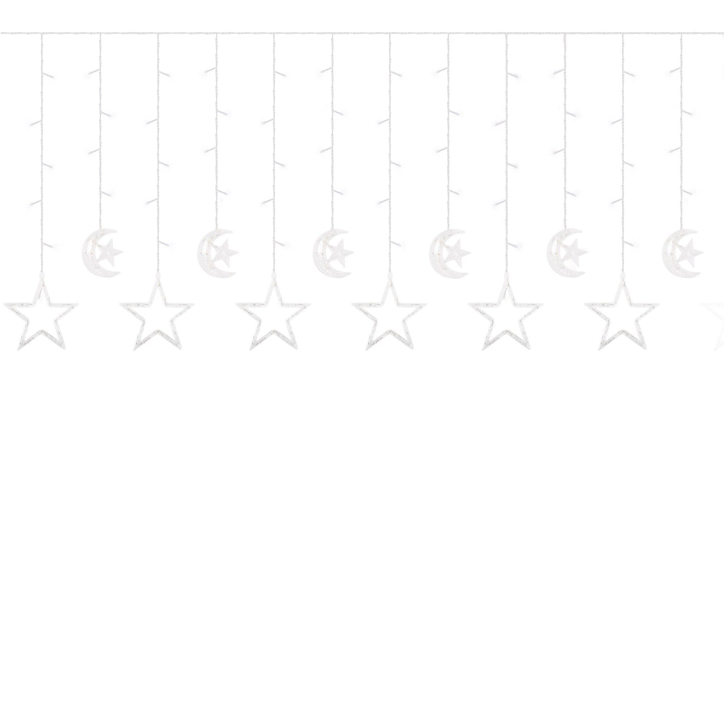 CL4013 STARS CURTAIN 138 šviesos diodai