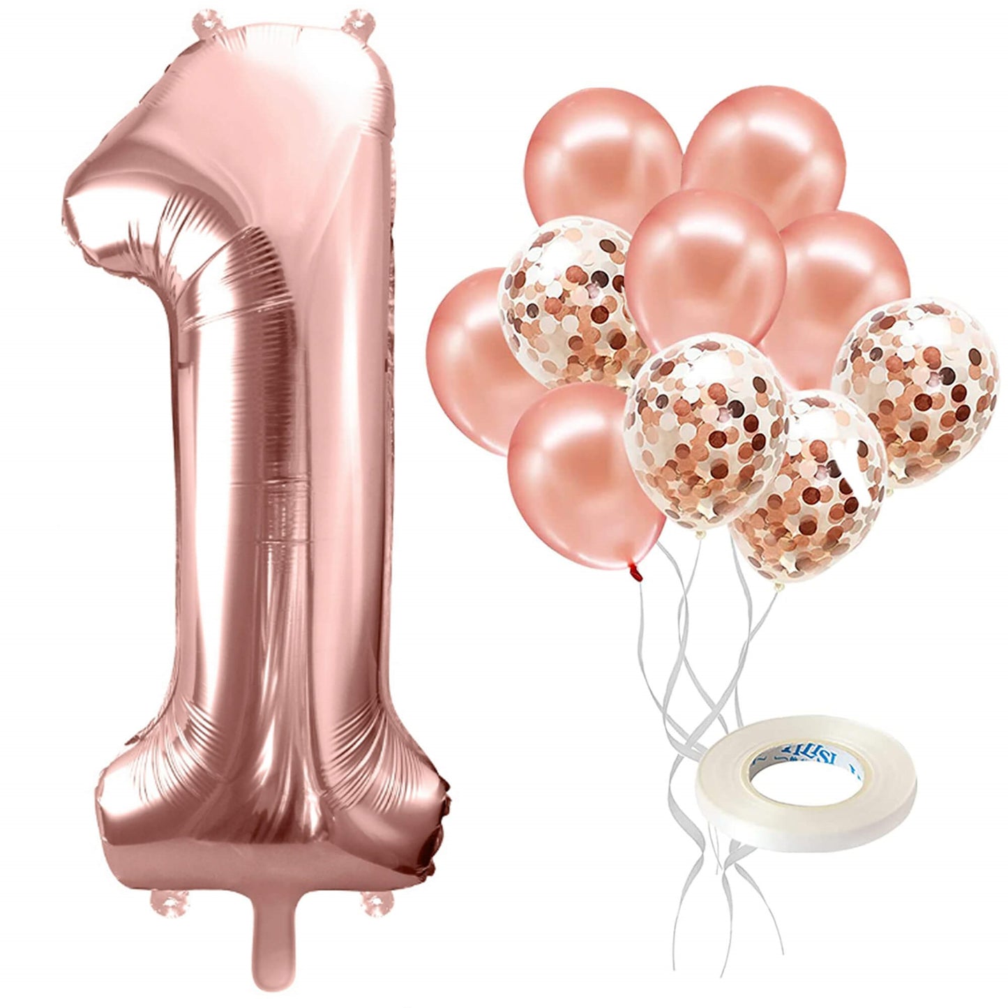 PS0022 Gimtadienio puošmenų rinkinys, rožinis