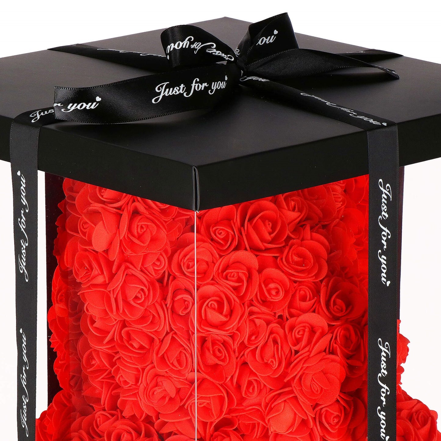 Dekoratyvinis meškiukas iš rožių  HA7224