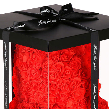 Dekoratyvinis meškiukas iš rožių  HA7224