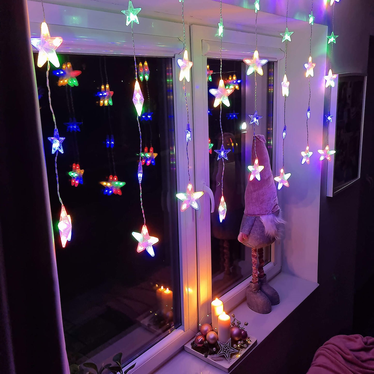 CL4008 Žvaigždių LED užuolaida