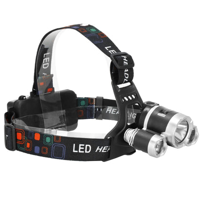 Įkraunamas LED prožektorius  CS0059 su T6 CREE LED juodas