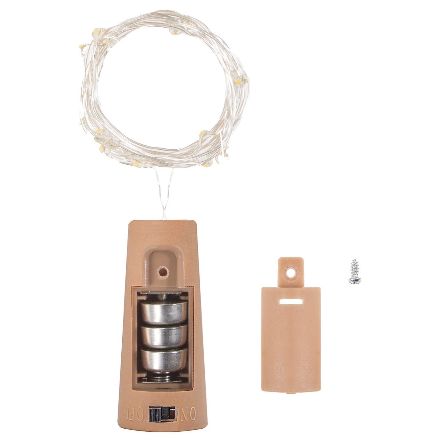 Kalėdinės eglutės lemputės, 20 LED,  CL0026, maitinamos baterijomis