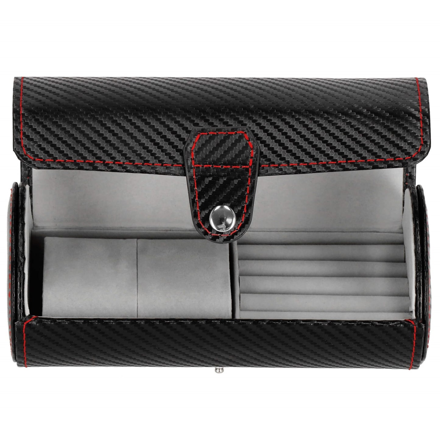 Laikrodžio ir papuošalų dėžutė juodos spalvos HA1064