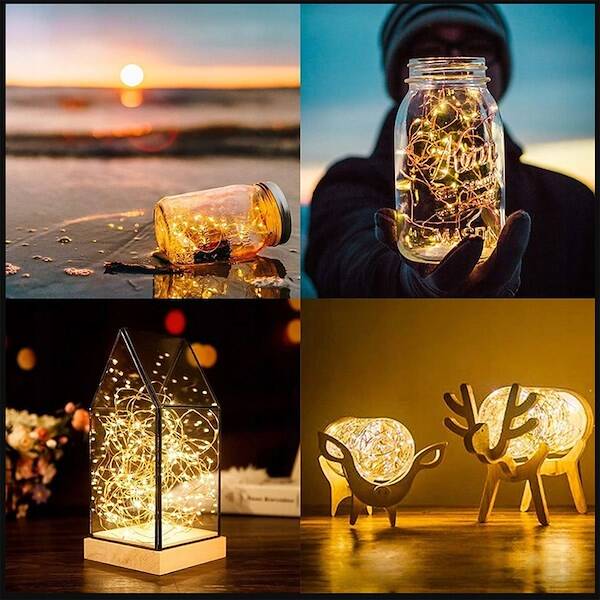 Kalėdinės lemputės  CL0312 300 Led, šilta balta