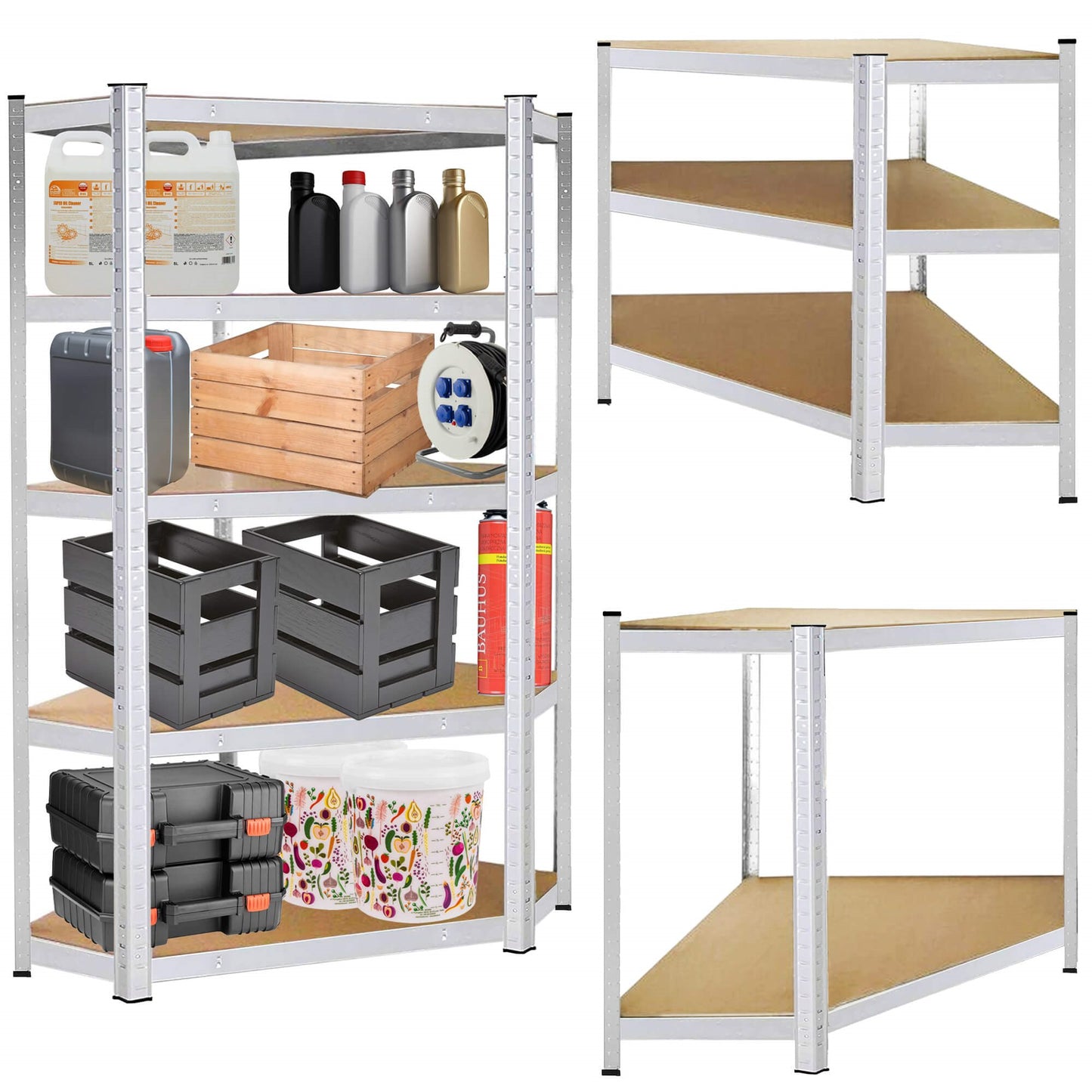 Sandėliavimo lentyna HA5214 180 x 90 x 40cm 5 lentynos