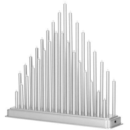 CL0855 Derokatyvinis žvakių stovas 33 LED