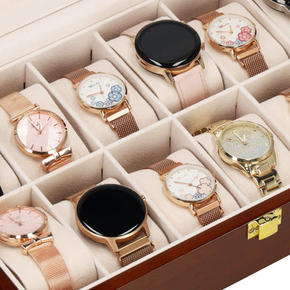 Medinė laikrodžio dėžutė HA1069 31,5x20x8cm