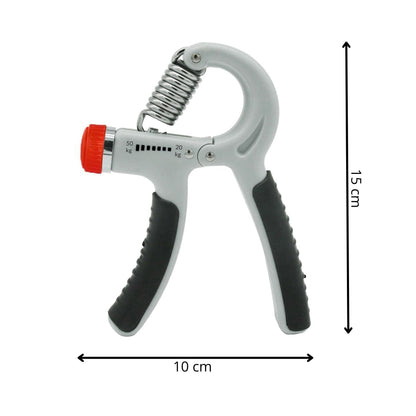 Rankų treniruoklis su reguliuojamu pasipriešinimu  FA0034 20-50 kg pilka-juoda su oranžiniu elementu