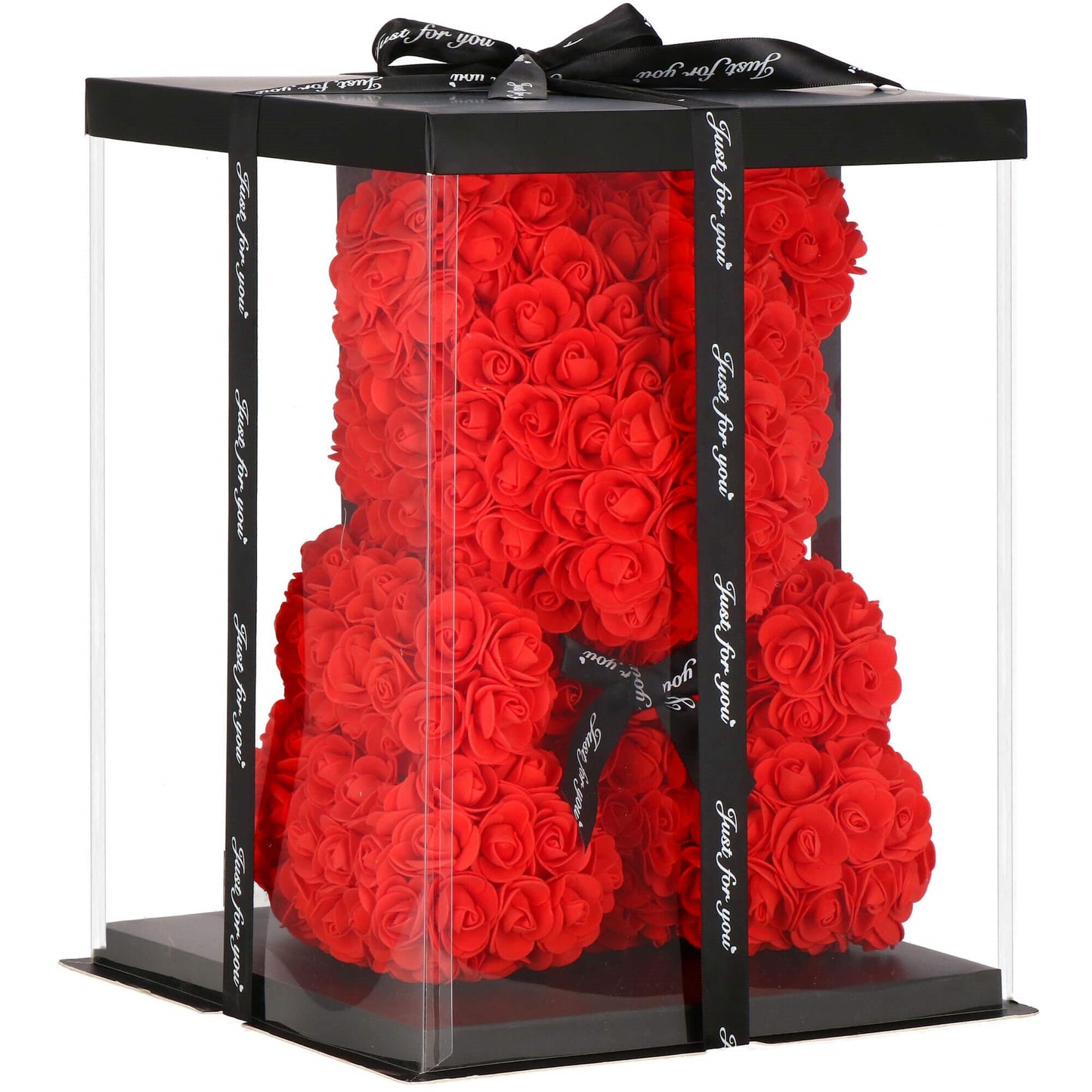 Dekoratyvinis meškiukas iš rožių  HA7224