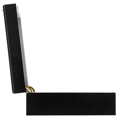 Laikrodžio dėžutė juodos spalvos HA1066 26,5x20x8cm