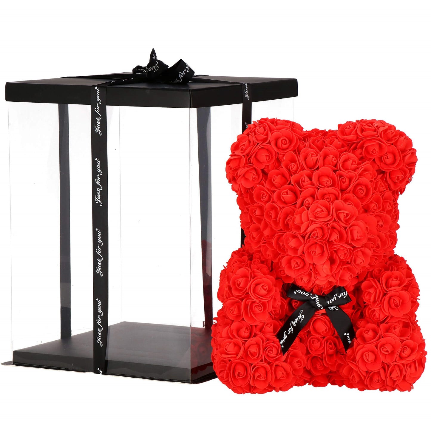 Dekoratyvinis meškiukas iš rožių  HA7224