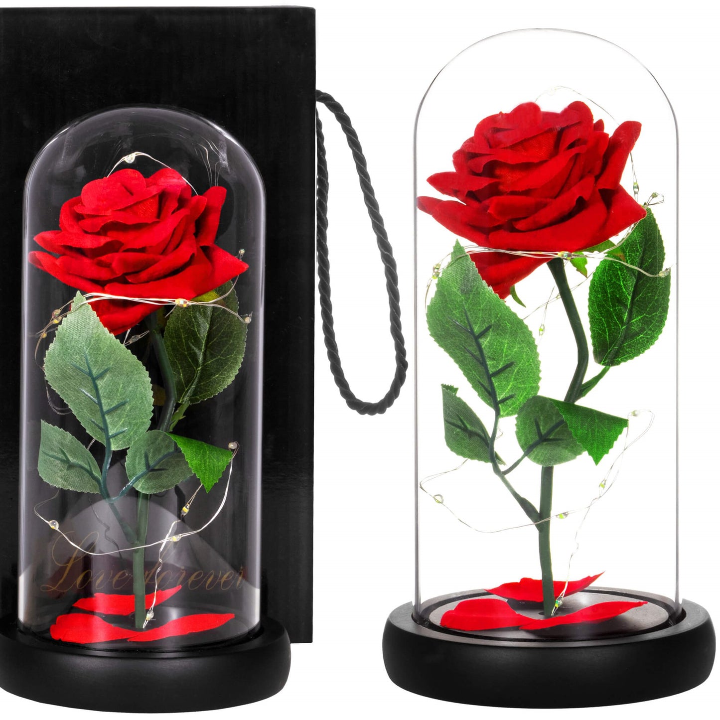 HA5156 AMŽINA ROŽĖ STIKLO