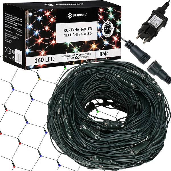 Kalėdinės lemputės  CL4014 160 Led 2x2,6 m