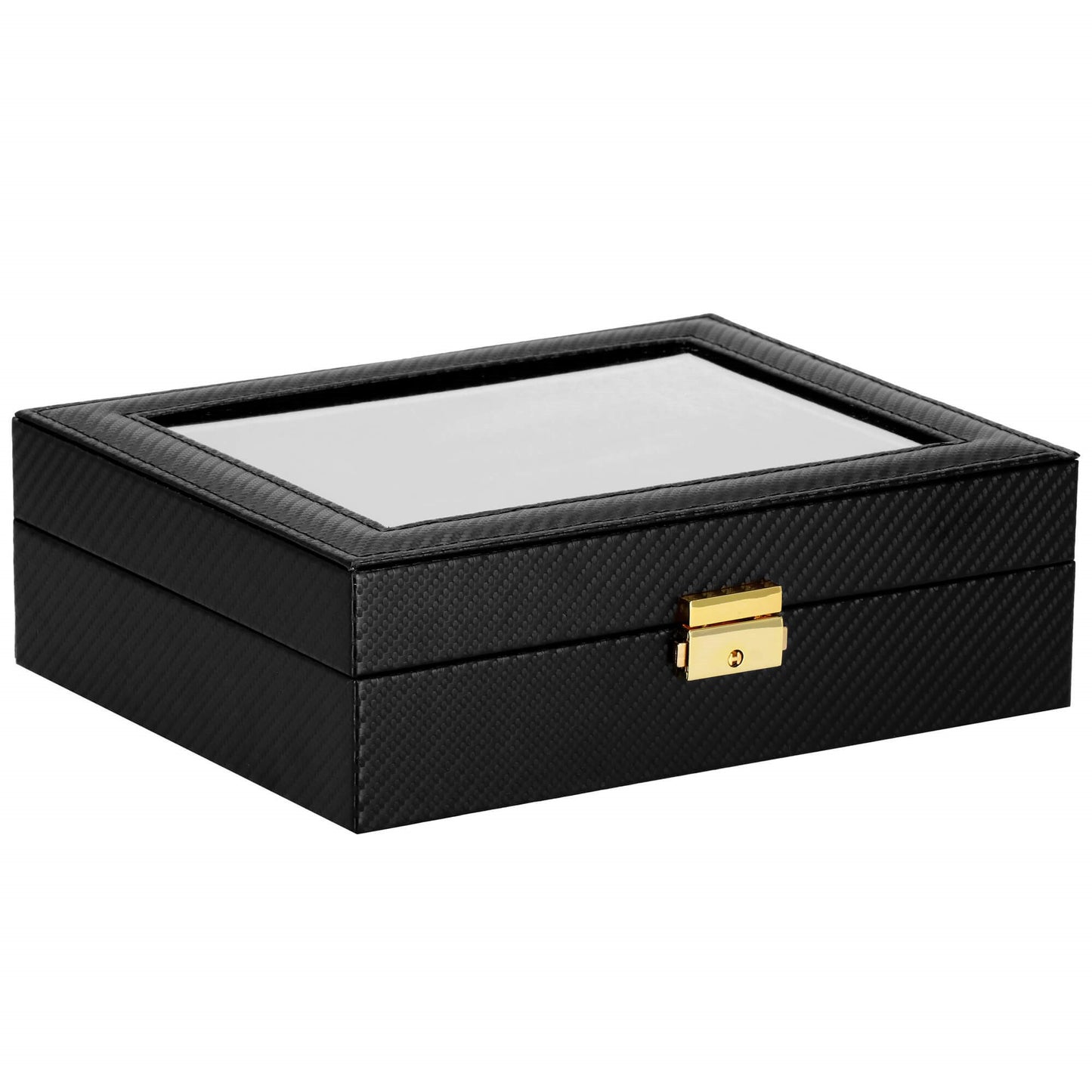 Laikrodžio dėžutė juodos spalvos HA1057 25x20x8cm