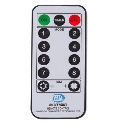 CL0306 Lauko girlianda varvekliai su nuotolinio valdymo pultu 300 LED, 12m