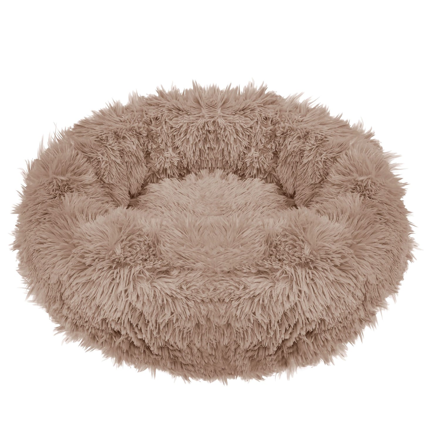 Šuns ir katės guolis  PA0170, 40 cm, pliušinis, šviesiai rudas