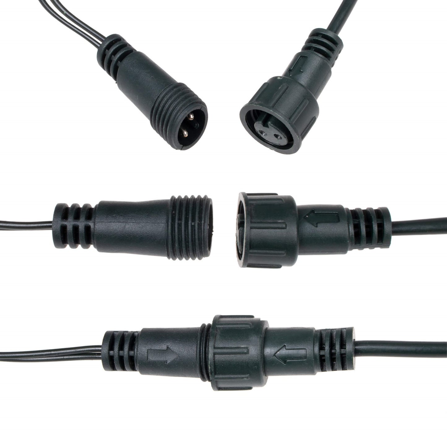 CL0520 Led girlianda girlianda 500 LED, šalta balta, 8 apšvietimo funkcijos