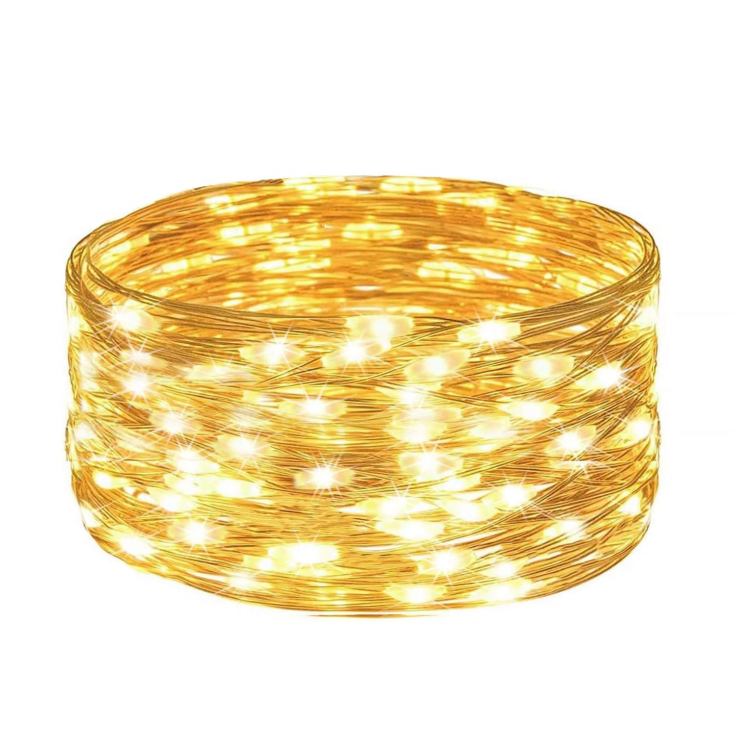 Kalėdų eglutės lemputės 100 Led 12 m, šilta balta