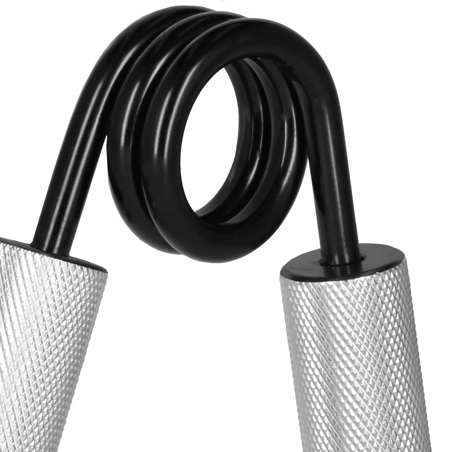 Metalinis rankų treniruoklis, pasipriešinimas 45 kg rankų pratimams,  FA0149, sidabrinė-juoda