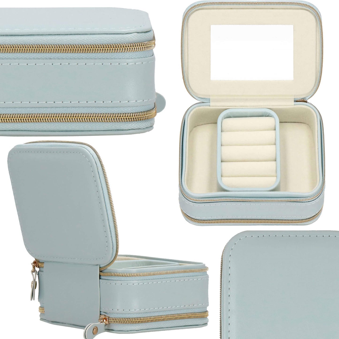 Papuošalų dėžutė mėlynos spalvos HA1035 11,5x8,5x5cm