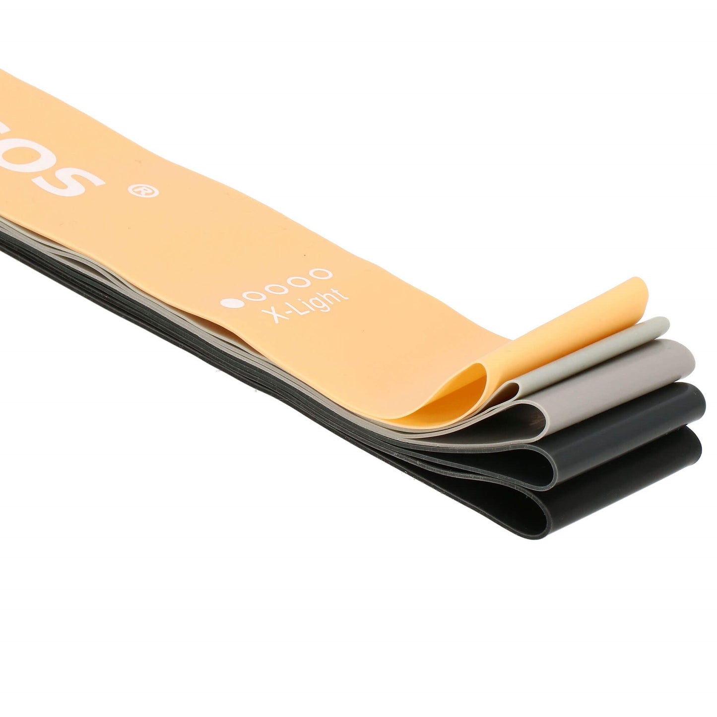 Mankštos pasipriešinimo juostų rinkinys, įvairiaspalvis – FA0132