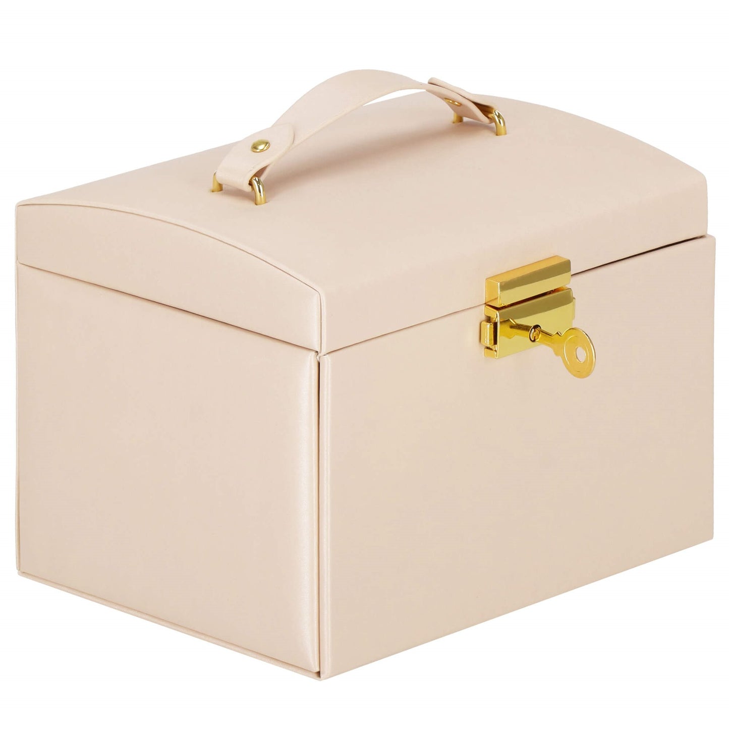 Papuošalų dėžutė kreminės spalvos HA1086 17,5x14x13cm