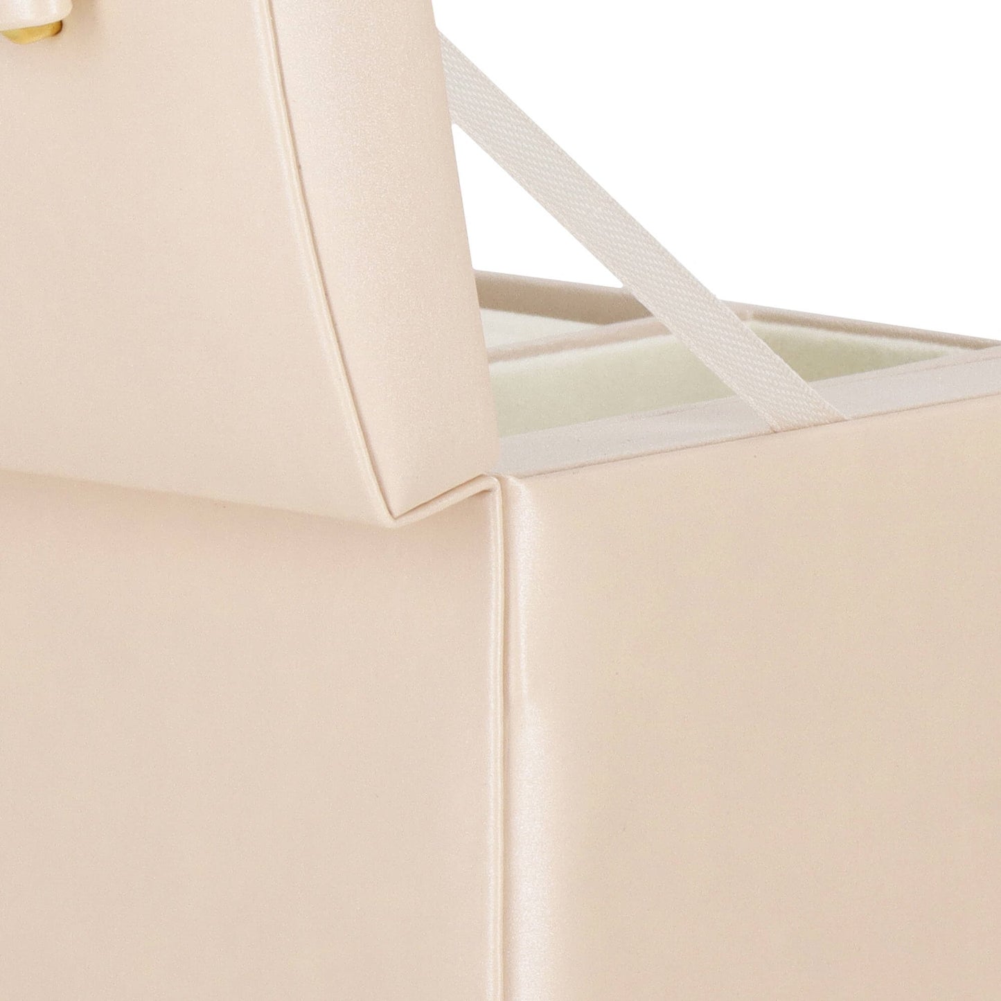 Papuošalų dėžutė kreminės spalvos HA1086 17,5x14x13cm