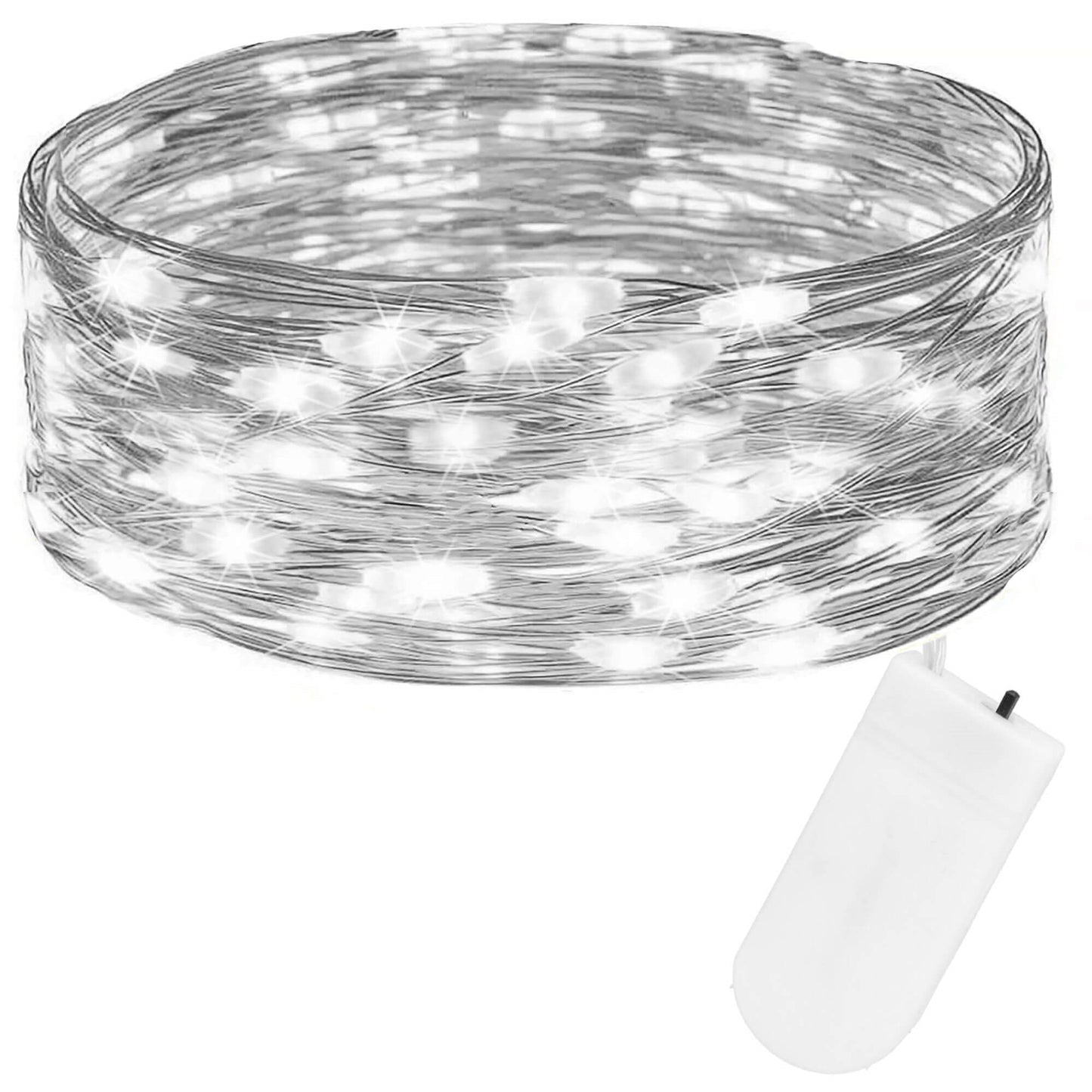 CL4026 LED girlianda su elementais – 10 LED, šaltai balta