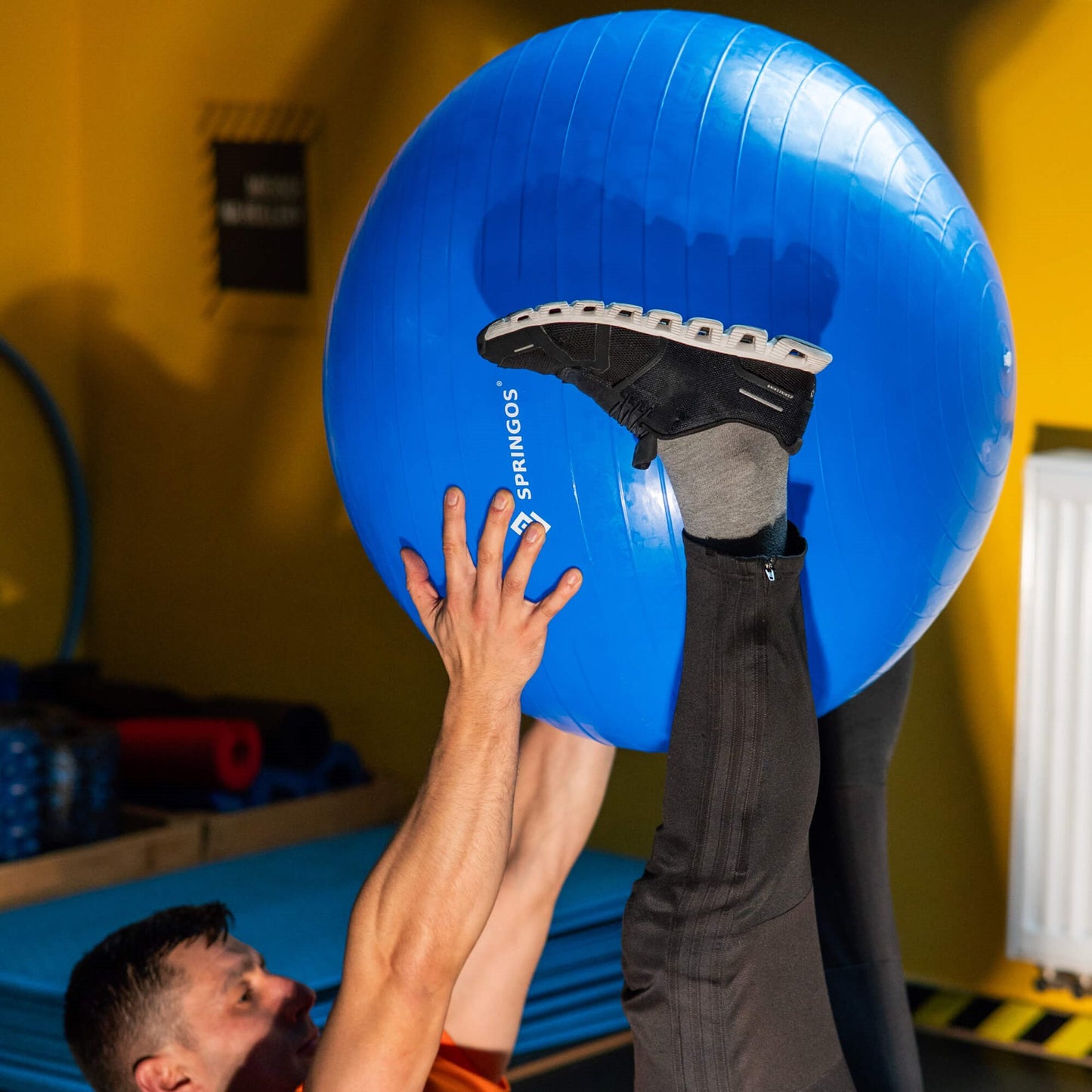 Gimnastikos kamuolys su pompa  FB0009 85cm