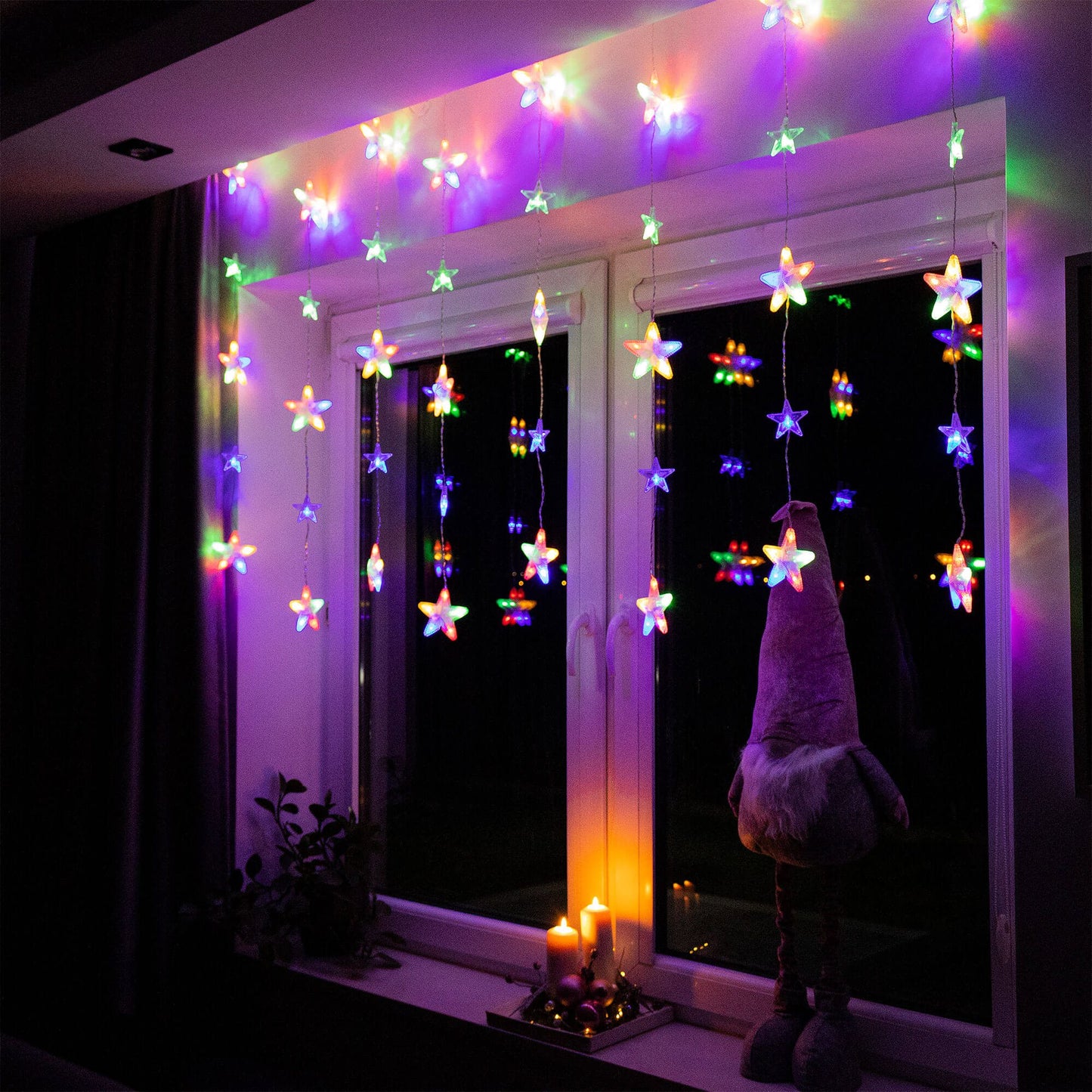 CL4008 Žvaigždių LED užuolaida