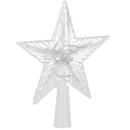 Kalėdų eglutės viršūnės žvaigždė CL4129 10 LED, daugiaspalvė