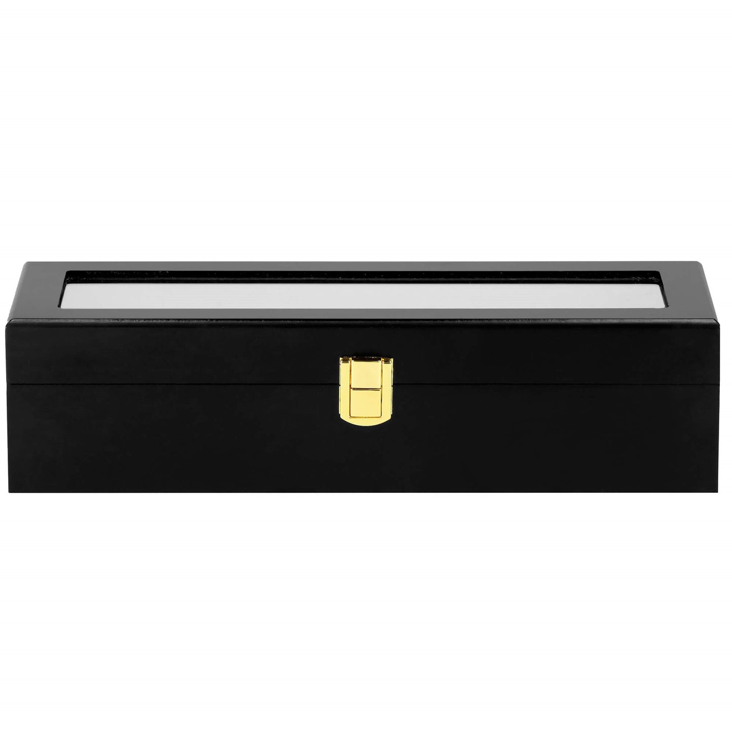 Laikrodžio dėžutė juodos spalvos HA1065 31,5x11,5x8cm