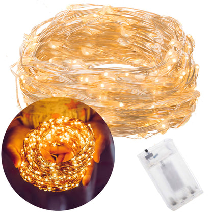 CL0014 LED girlianda, šilta balta, 4,9m