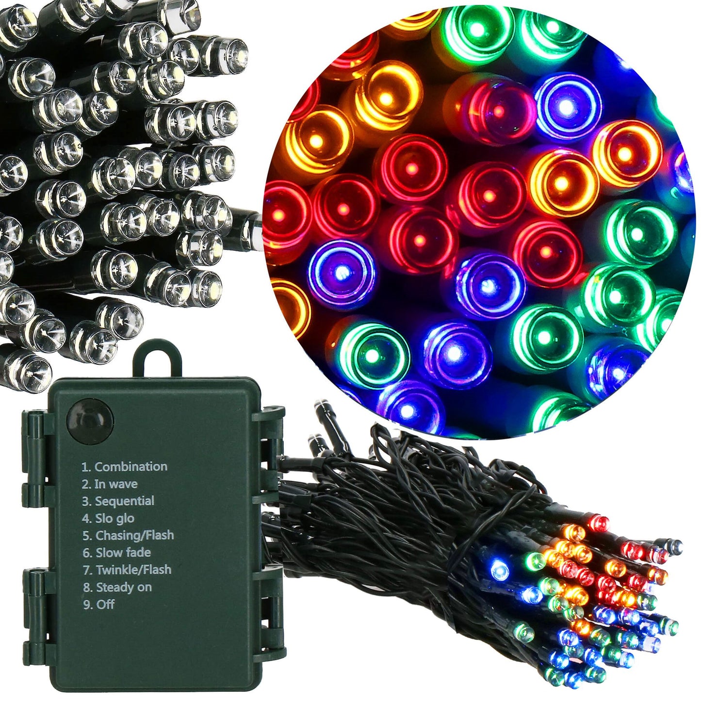 Kalėdinės girliandos Springos CL4029, 50 LED, maitinamos baterijomis