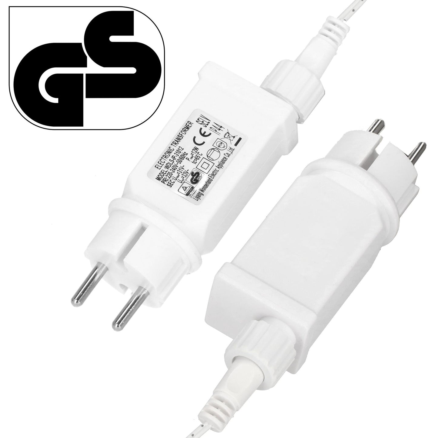 Lauko girlianda varvekliai CL0319 300 LED 12 m, įvairiaspalvė + šaltai balta blykstė