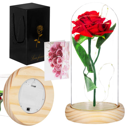 Amžina rožė stikliniame gaubte – HA5155