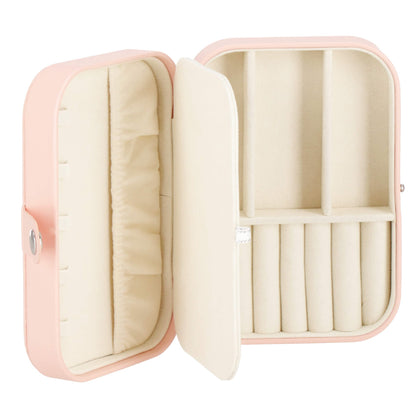 Papuošalų dėžutė rožinės spalvos HA1082 16x11,5x5 cm